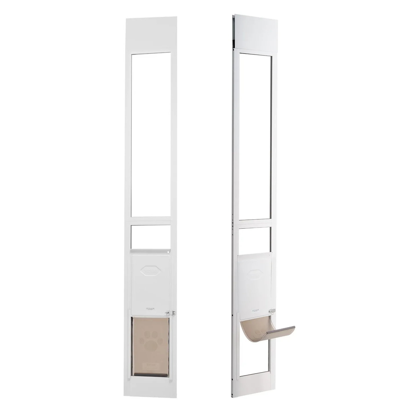 VEVOR Dog Door for Sliding Glass Door, 75 7/8"-80 11/16" Adjustable Height Doggy Door for Sliding Doors,-$90