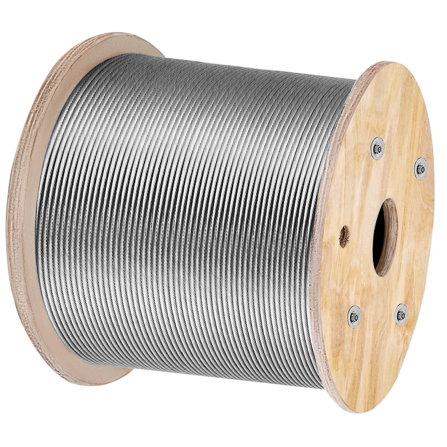 VEVOR 316 Stainless Steel Cable 1/8" 1x19 Steel Cable Wire Rope 150M/500FT Cable Railing,-$60
