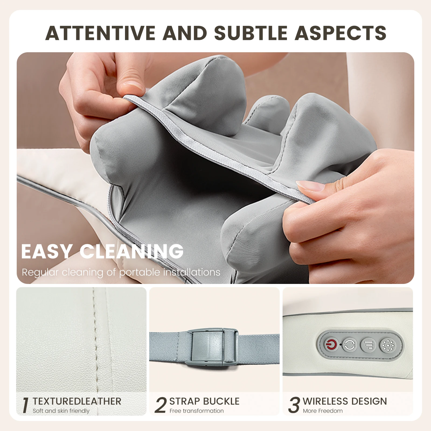 BNIB- Sejoy P11 Neck & Shoulder Shiatsu Massager – Electric Kneading Relaxation Tool ,-$40