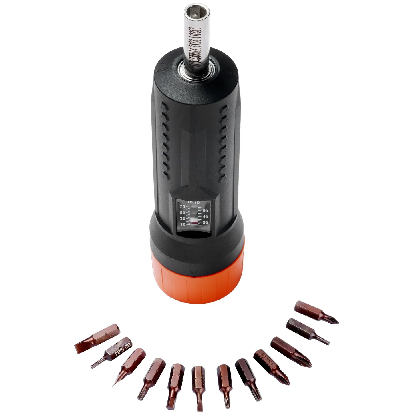 VEVOR 1/4" Drive Torque Screwdriver Wrench Set | 10-70 in-lbs Torque Adjustment Range | 1 in-lb Increment,-$45