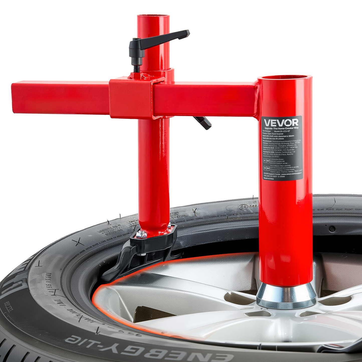 VEVOR Manual Tire Changer Duck Head Kit with Silver Cone, Fit for 16"-21" Wheels,  for Most Cars, SUVs,-$35