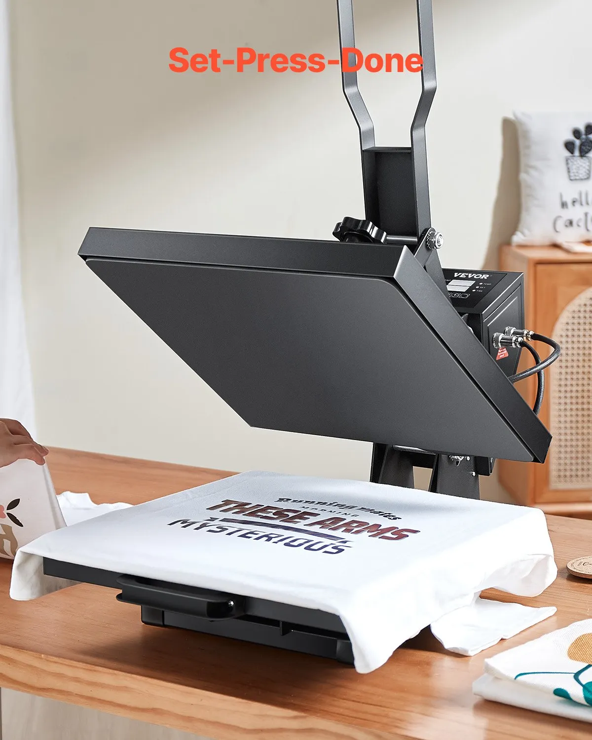 New (No box)VEVOR Heat Press, 15 x 15 inch Heat Press Machine for T-shirts, Fast and Even Heating,-$160