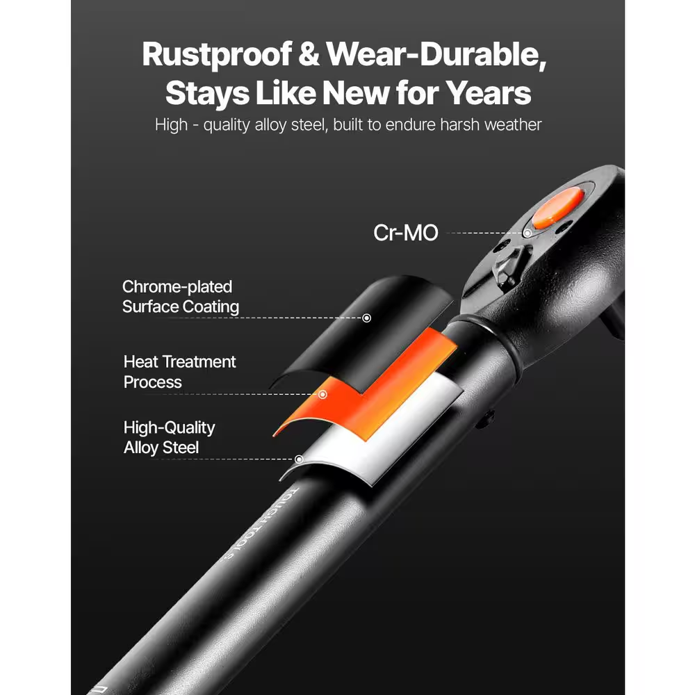 VEVOR Click Torque Wrench, 1/2 in. Drive, 10-170 lbf-ft. /13.6-230.5 N. m, Dual-direction Torque Wrench, $30