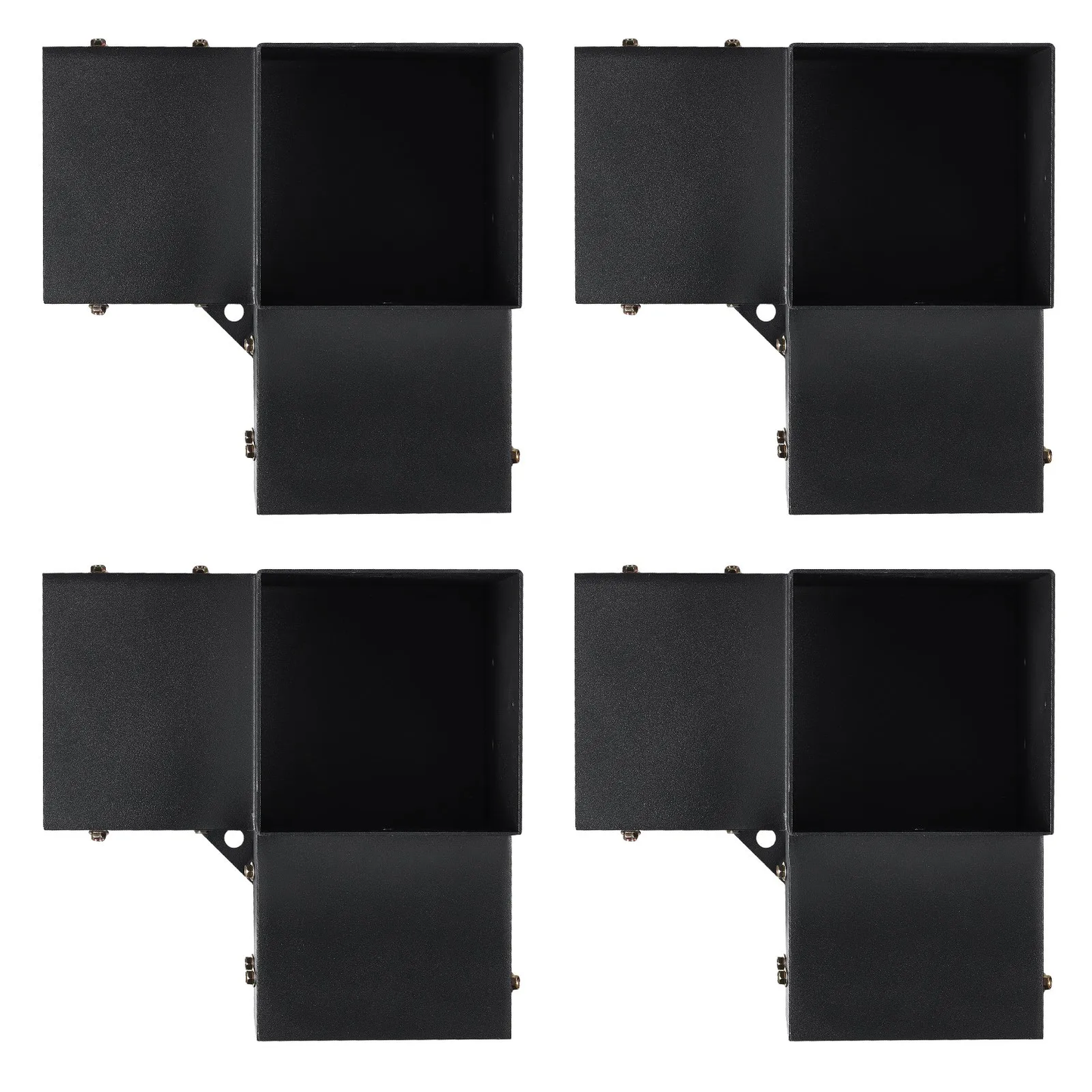 VEVOR Pergola Bracket Kit 6''x6''(Inner Size 5.6x5.6), 4pcs 3-Way Heavy Duty Corner Bracket,-$75
