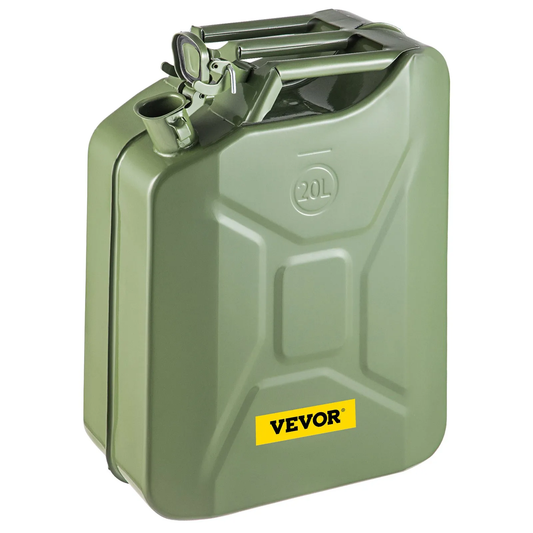 VEVOR Jerry Fuel Can, 5.3 Gallon / 20 L Portable Jerry Gas Can with Flexible Spout System,-$60