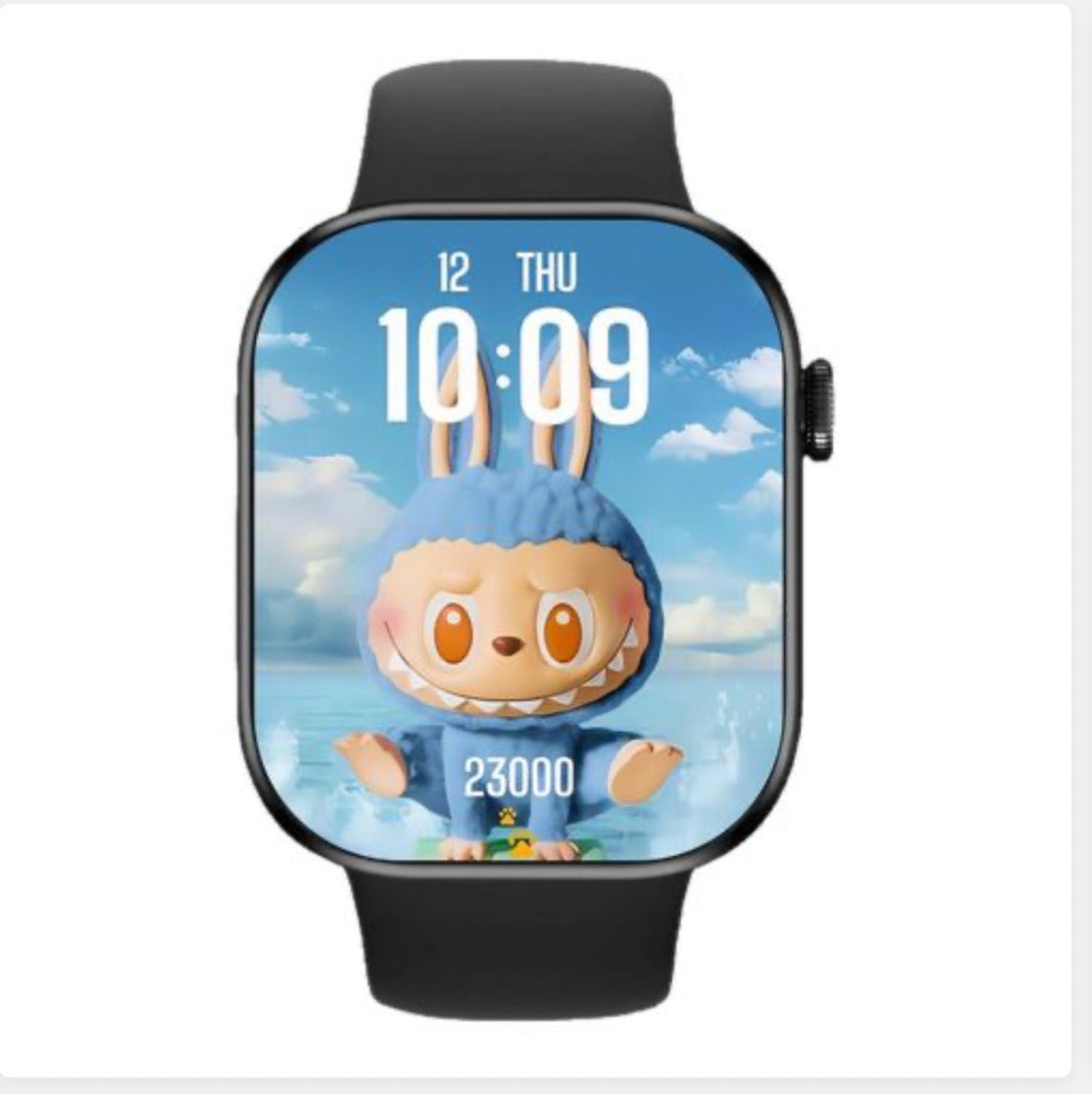 BNIB-PremiumAV S12 Max Smart Watch with 1.83 Inch HD Display, Heart Rate Monitor, Sports Modes,Black,-$25