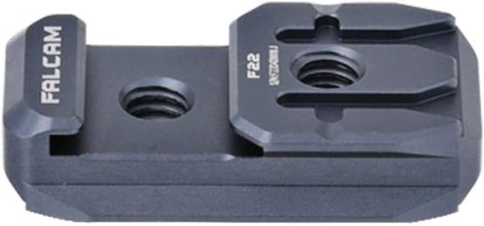 BNIB-FALCAM F22 Cold Shoe Three Position Dual-Head Quick Release Plate with Dual-Side F22 Quick Release Mount