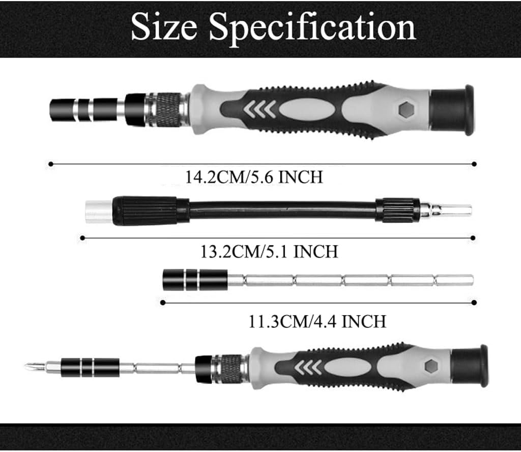 BNIB-115-In-1 Multi-Functional Screwdriver Set - Hardware Repair Tools for Maintenance,Tools