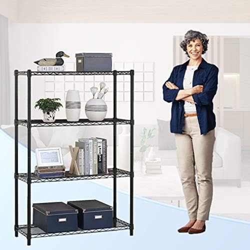 Brand New Assembled 4-Shelf Storage Shelves, Heavy Duty Shelving Unit, Metal Shelves 14x36x54"