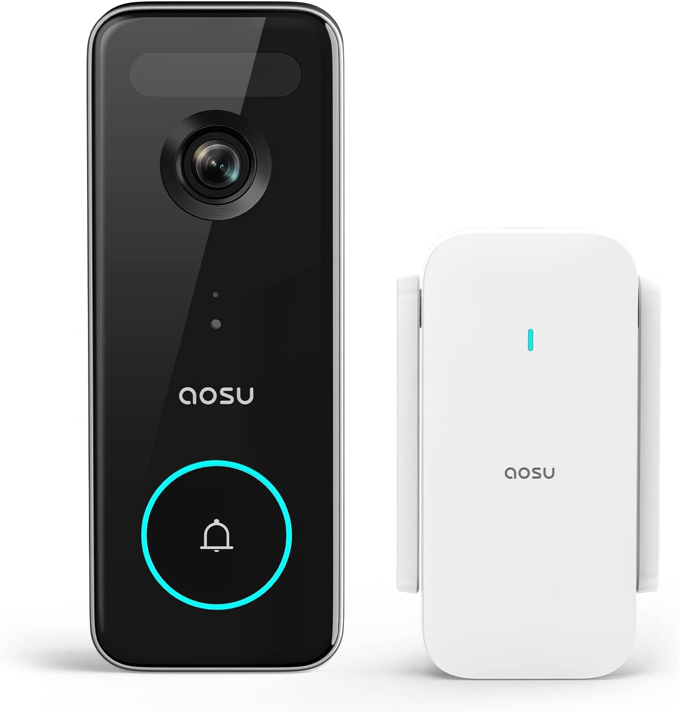 BNIB-Doorbell Camera Wireless Outdoor, aosu 5MP Ultra HD, 3D Motion Detection Video Doorbell with Chime