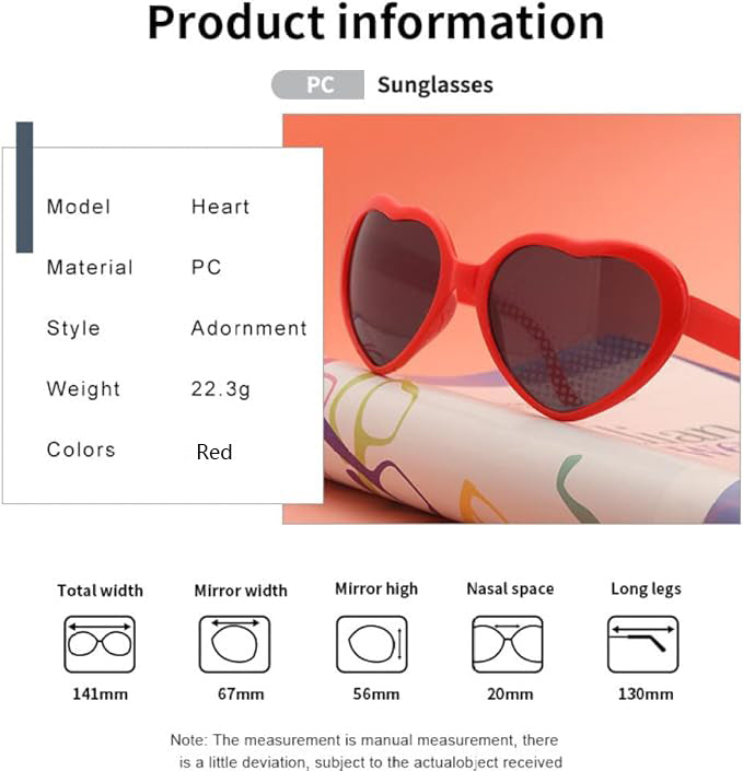 Brand new Peach Heart Women's Sunglasses–UV400 Protection, Stylish & Comfortable,$5/ 3pcs, $2/ 1 pcs