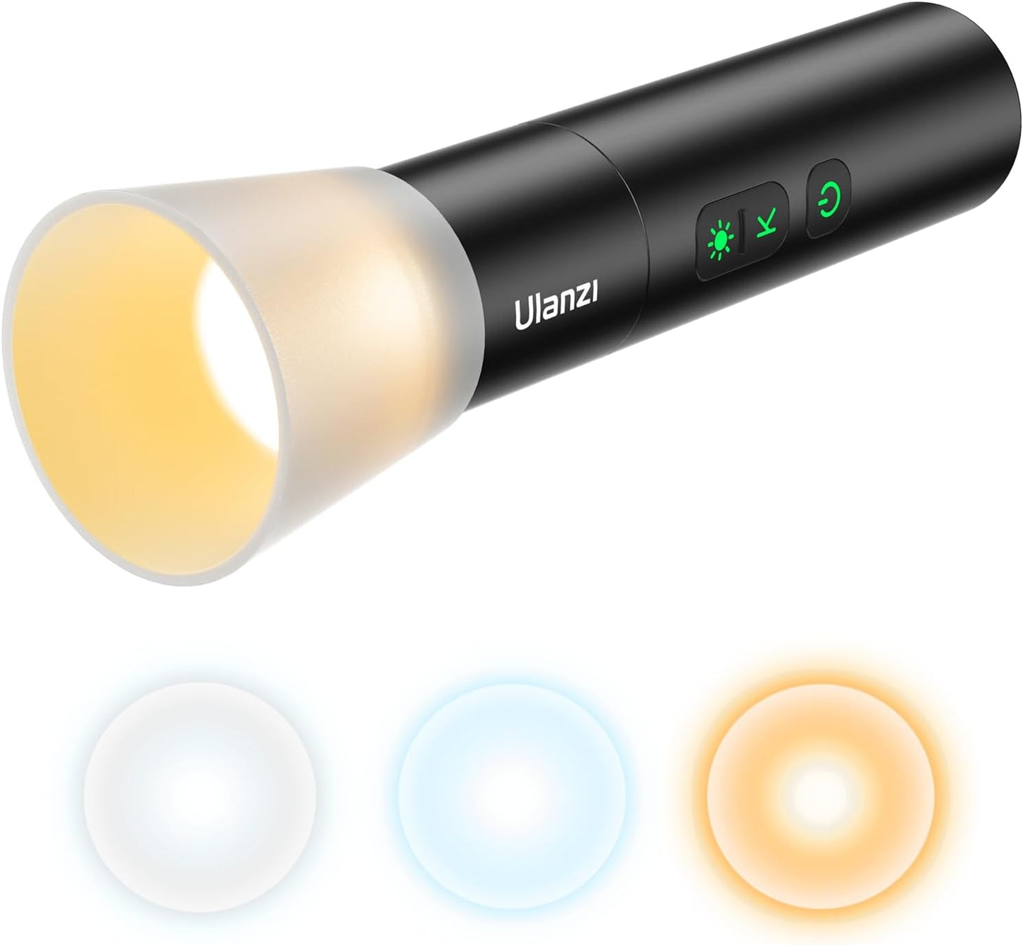 BNIB-ULANZI LM07 LED Photography Flashlight w 1/4" Thread, Handheld Videography Light Spotlight