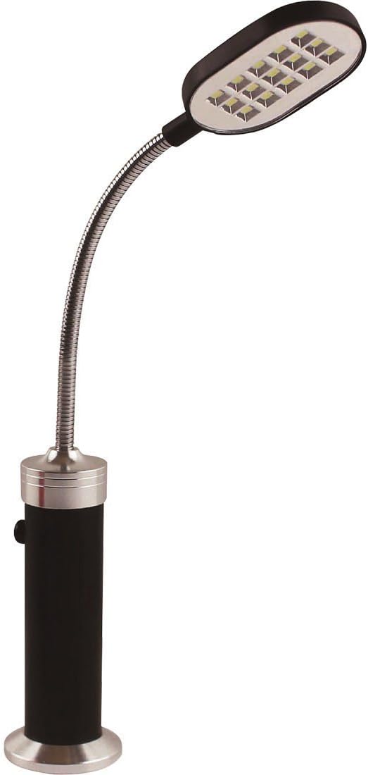 BNIB-Outset 66620 Rotating Grill Light, 15-LED Waterproof BBQ Grill Light,Silver