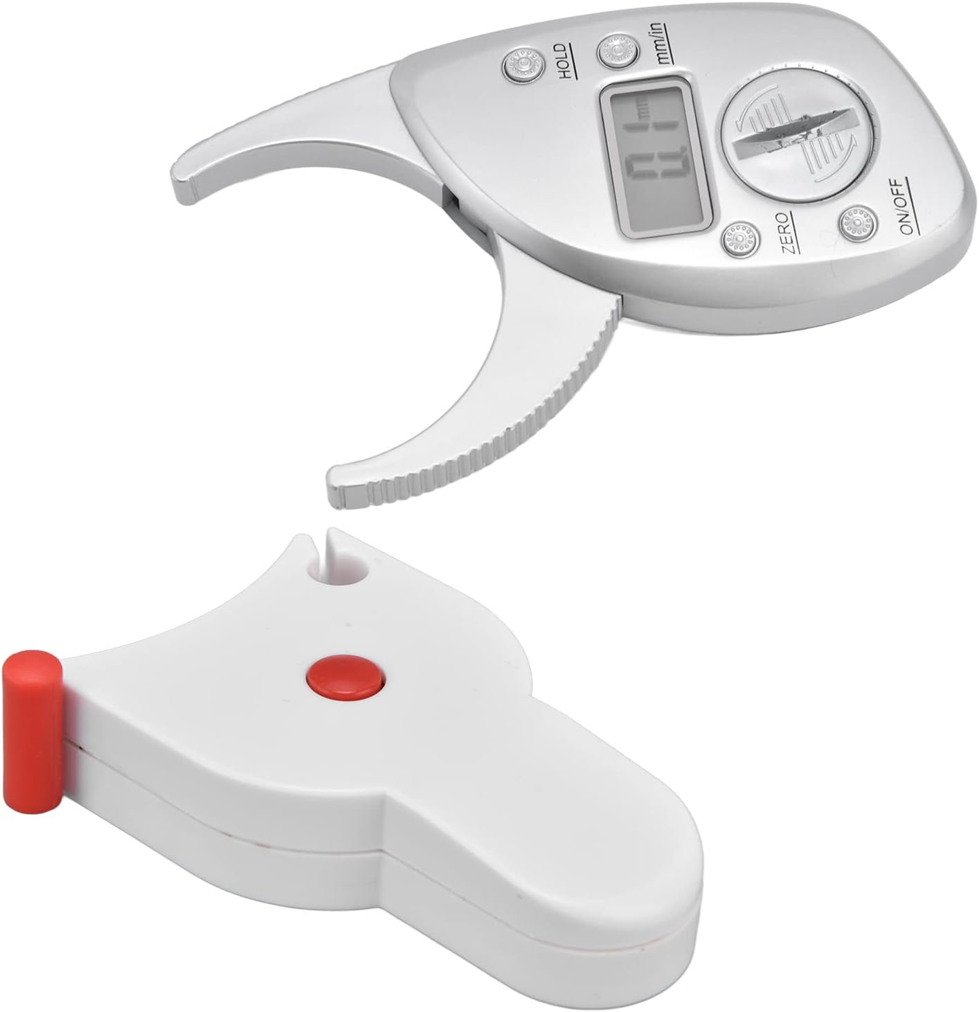 BNIB- Fat Caliper Body Tape Measure, ABS, Digital Display Measuring Tool with Built in Battery,-$15