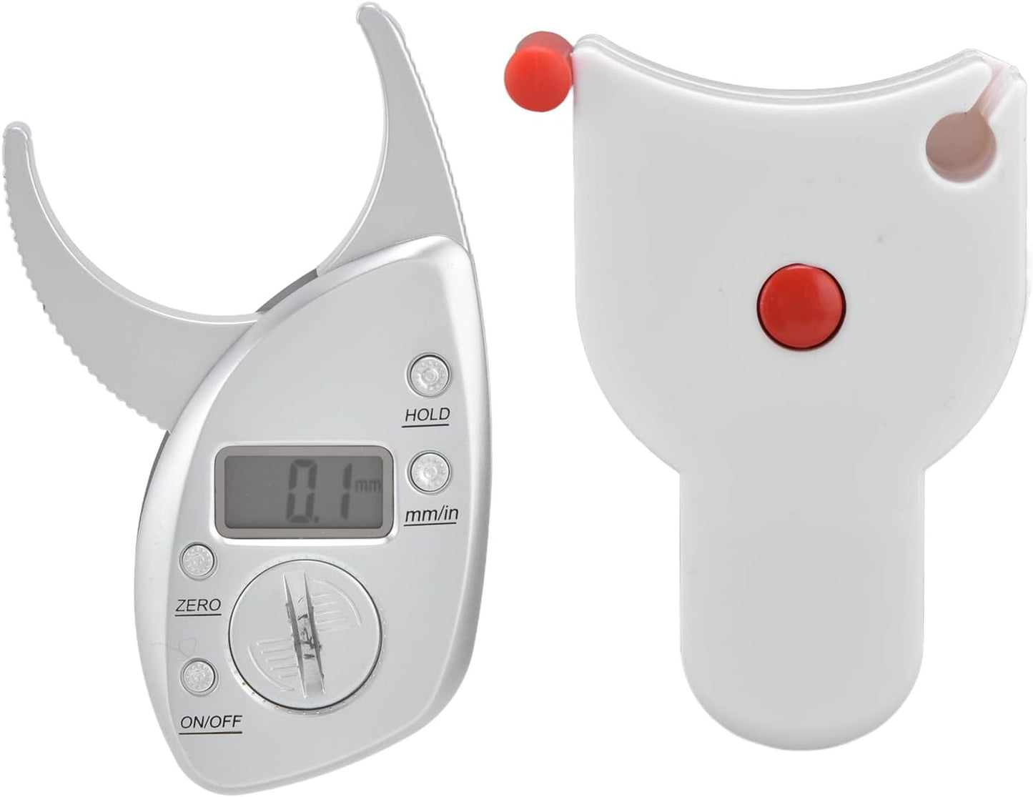 BNIB- Fat Caliper Body Tape Measure, ABS, Digital Display Measuring Tool with Built in Battery,-$15