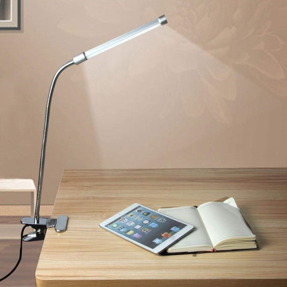 BNIB-LED Clip-On Desk Lamp, Flexible Gooseneck LED Light for Nail Desk, Manicure, Makeup,-$15