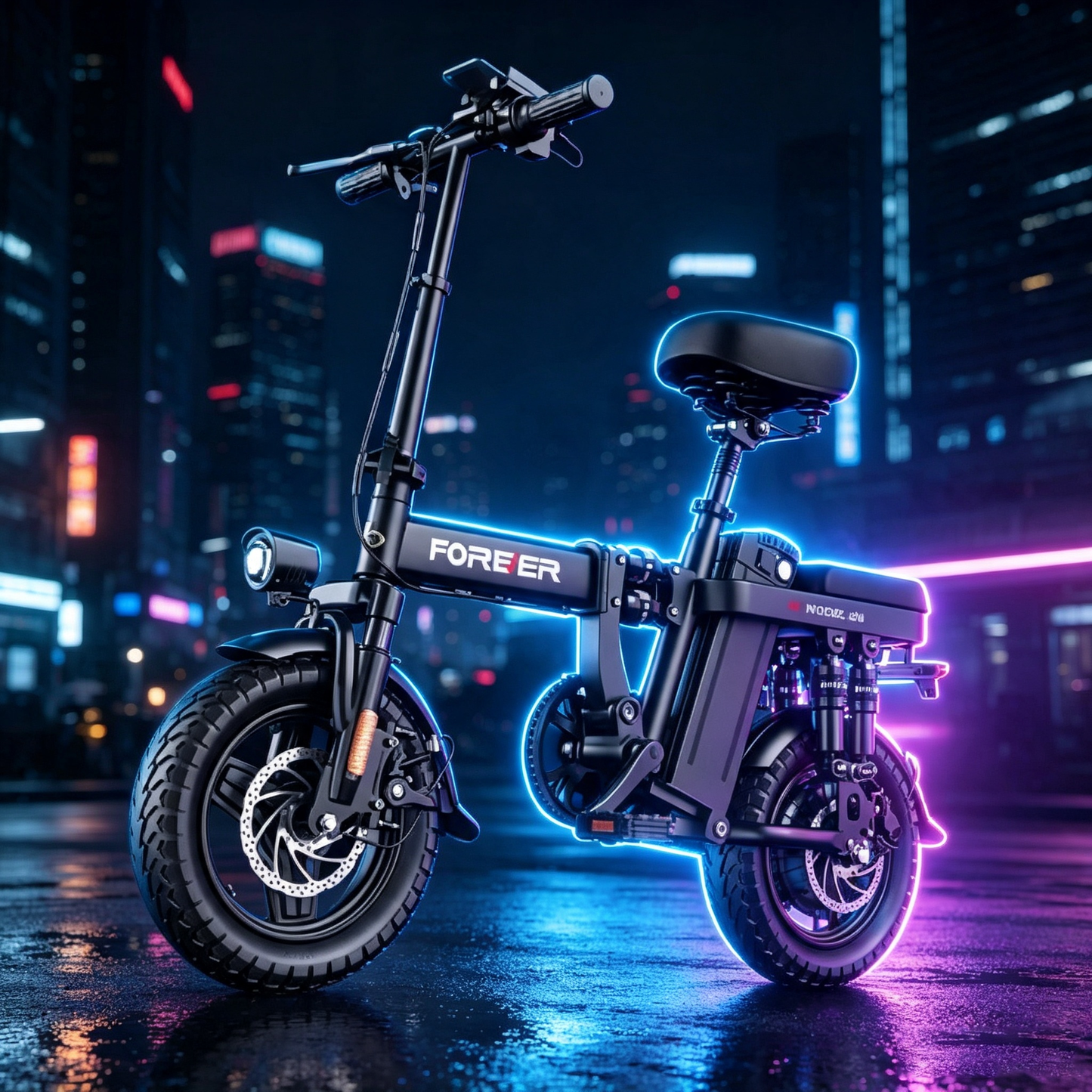 New Folding E-Bike, 48V 20Ah LG Battery, 80km Max Range, 400W Brushless Motor with USB Charging, $600