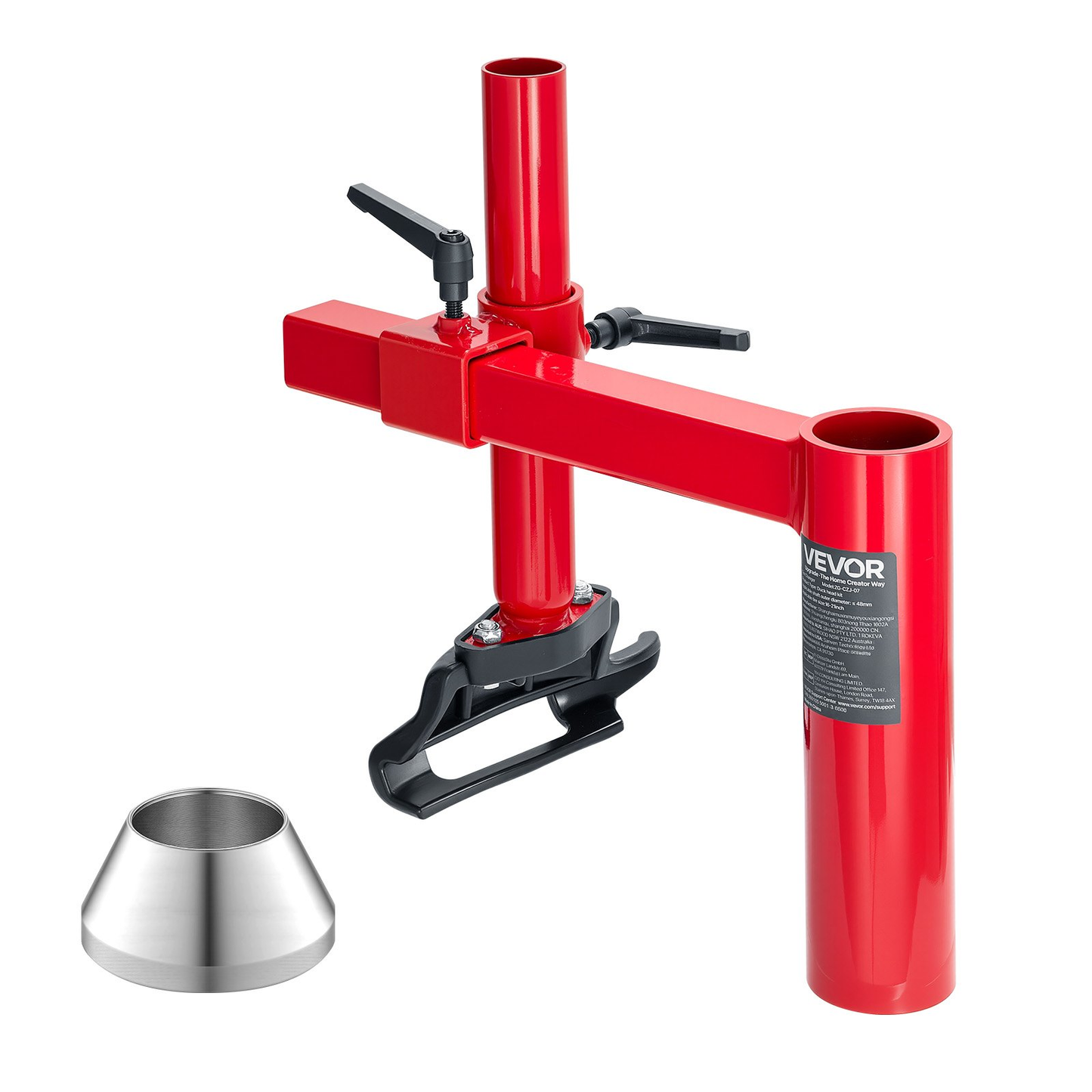 VEVOR Manual Tire Changer Duck Head Kit with Silver Cone, Fit for 16"-21" Wheels,  for Most Cars, SUVs,-$35