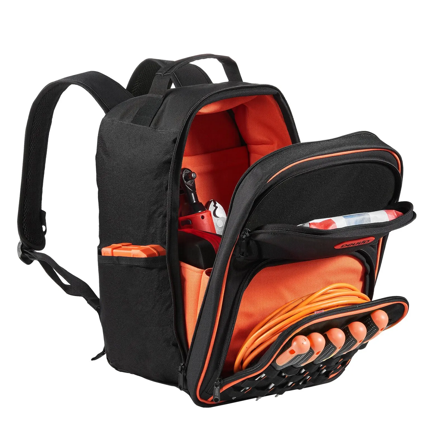VEVOR Tool Backpack, 49 Pockets, Heavy-duty Tools Storage Organizer Work Bags ,-$30