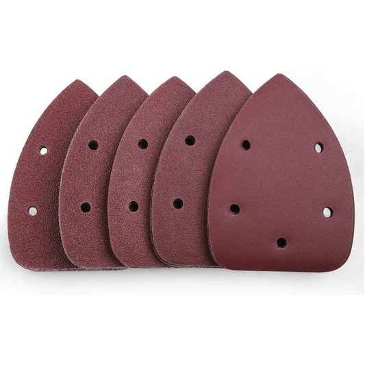 Brand New-Tacklife 50Pcs Mouse Detail Sander Sandpaper 40/60/80/100/240 Grits Hook