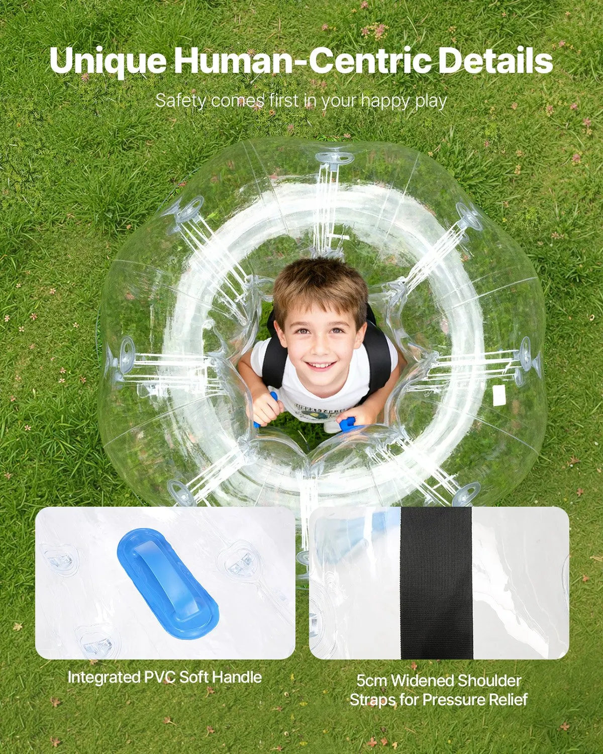 VEVOR Inflatable Bumper Balls 2-Pack, 4FT/1.2M Body Sumo Zorb Balls for Teen & Adult,-$135