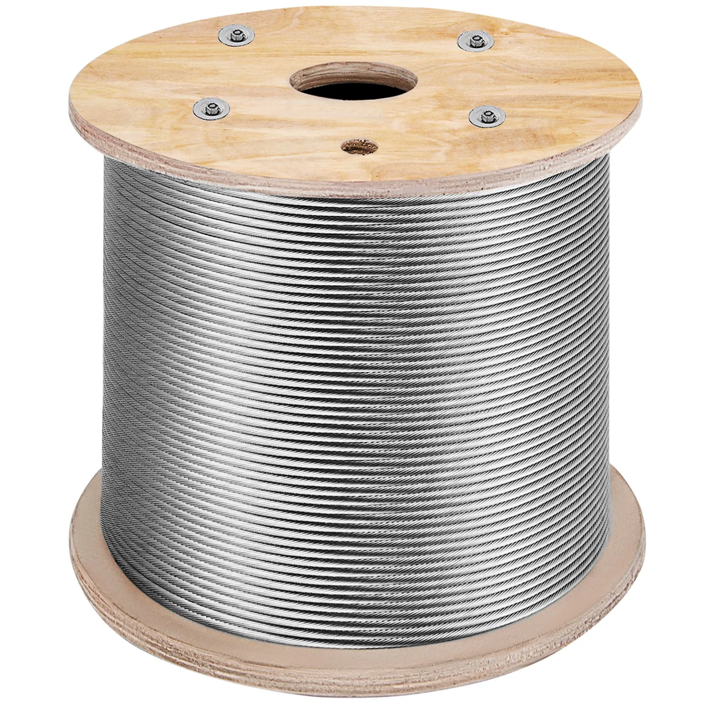 VEVOR 316 Stainless Steel Cable 1/8" 1x19 Steel Cable Wire Rope 150M/500FT Cable Railing,-$60