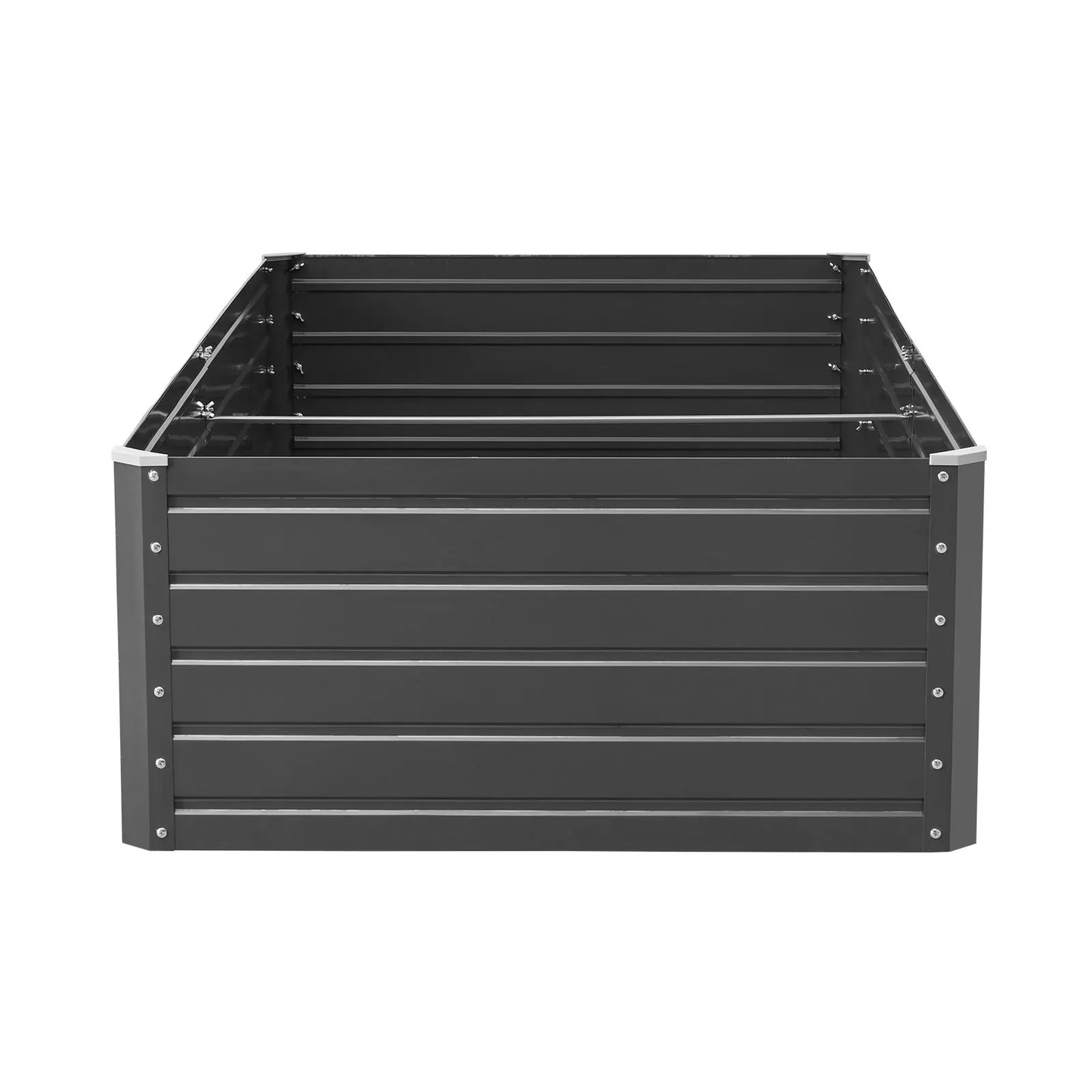 VEVOR Metal Raised Garden Bed, 6.7 x 3 x 1.5 ft Outdoor Galvalume Planter Garden Box, Open Bottom Design,-$55