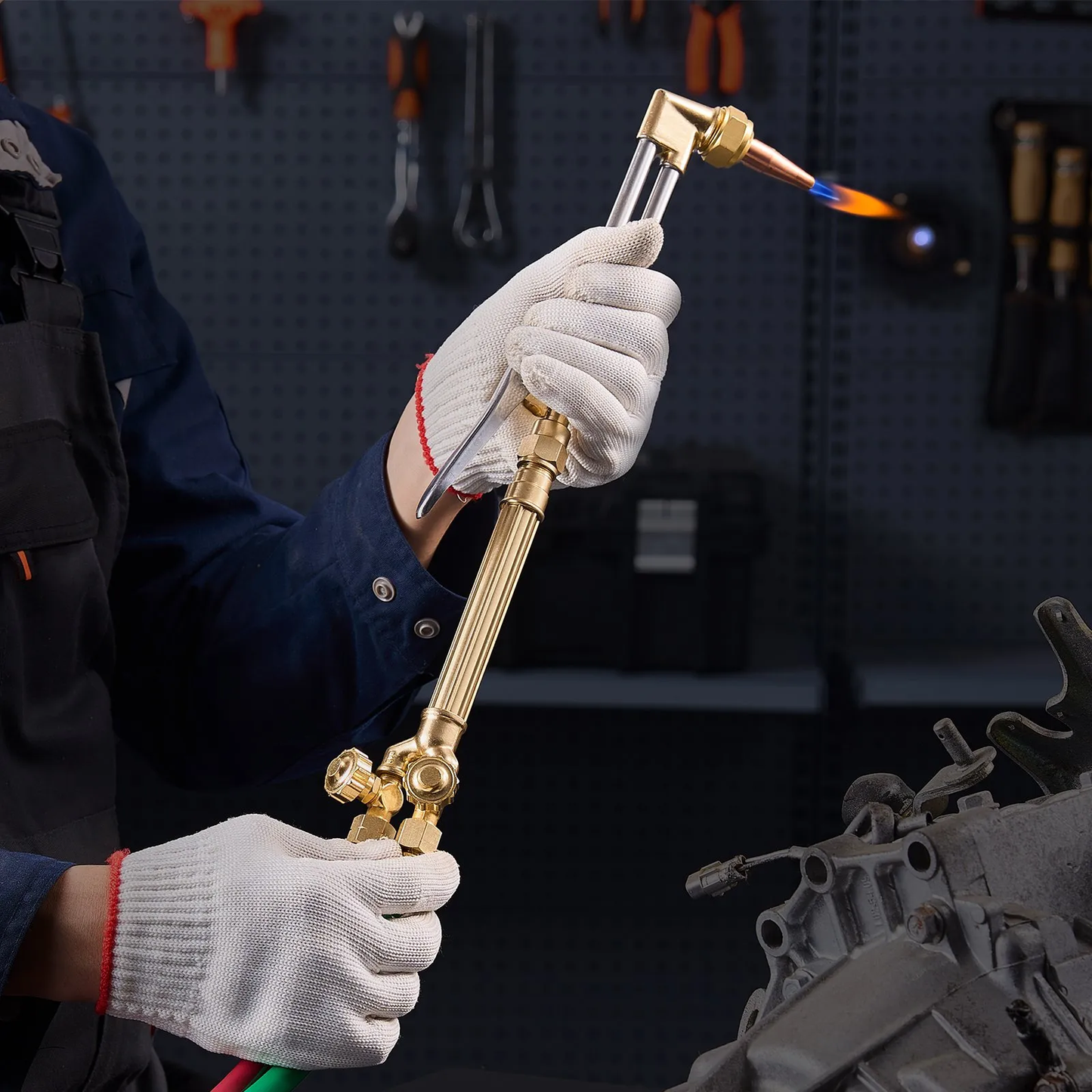 VEVOR Oxygen Acetylene Torch Kit, Gas Welding Cutting Torch Kit, 14PCS(without Gas Cylinder),-$100