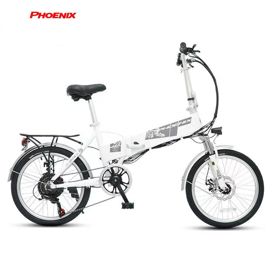 Brand New Phoenix Aluminum Alloy Folding Electric Bicycle, 14 inches, 48V Lithium Battery