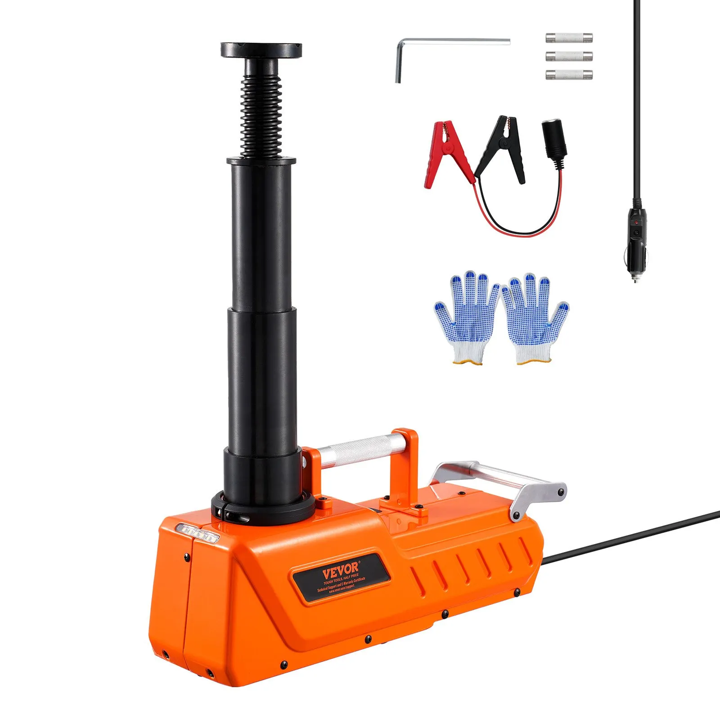 VEVOR Electric Car Jack, 15 Tons /33000 lbs, Adjustable Hydraulic Jack Lift with High Load Capacity,-$140
