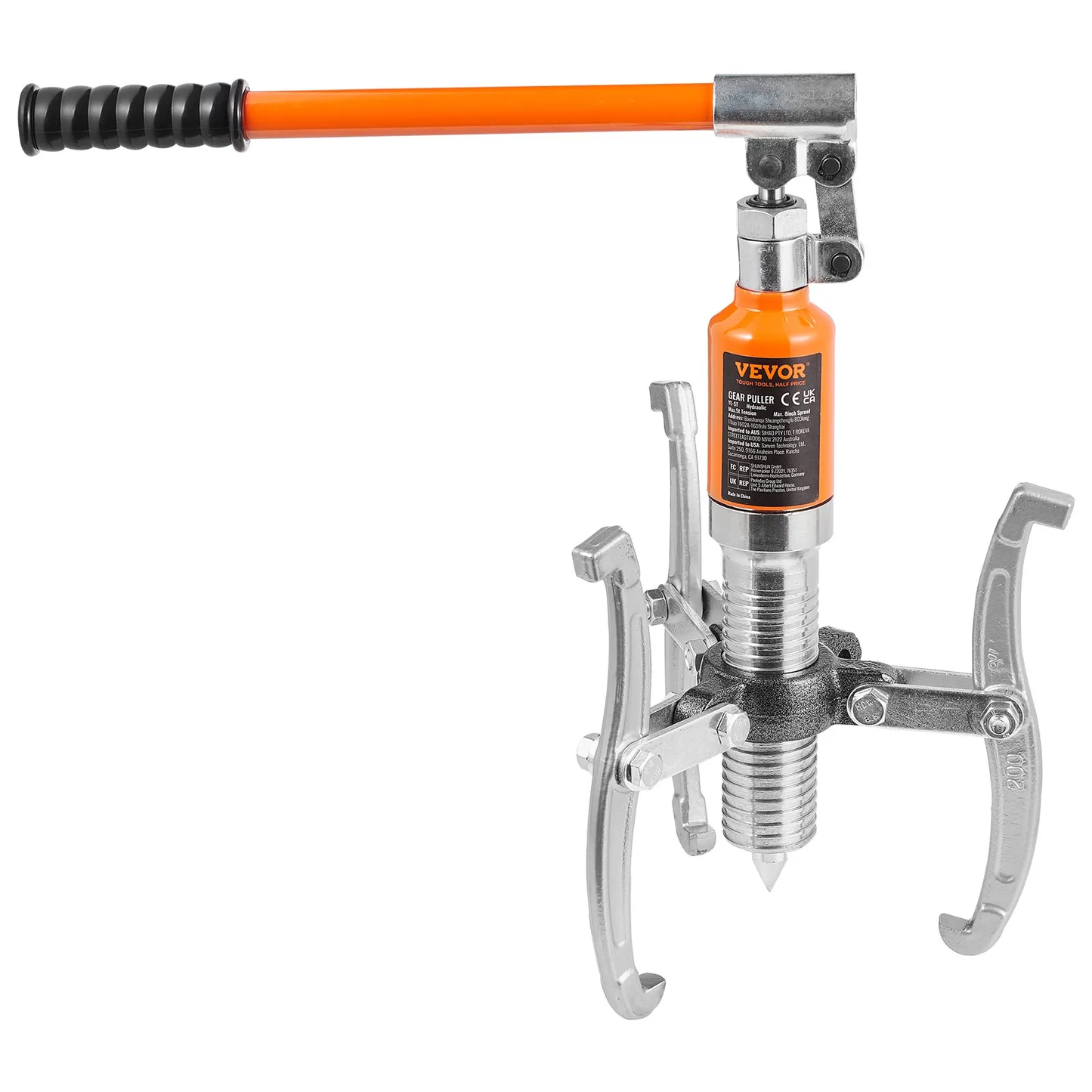 VEVOR Hydraulic Gear Puller, 5 Ton Max Capacity Wheel Bearing Pulling Separator,-$50
