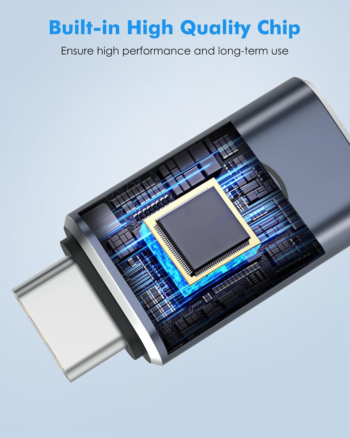 BNIB-MoKo Lightning Female to USB-C Male Adapter 2Pack, 35W Fast Charge for iPhone 15/16, Gray,-$5