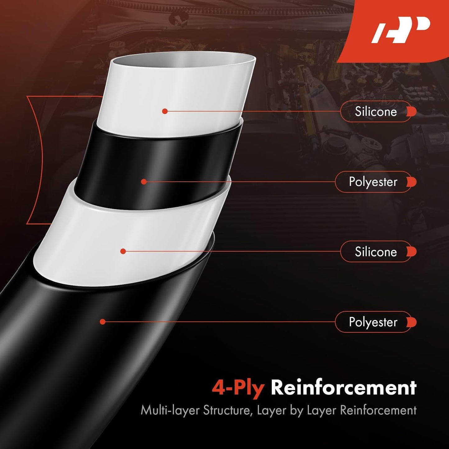 BNIB-Cold Side Intercooler Pipe Outlet Duct Hose w/IAT Compatible with Ford - 2011-2016 - F250,-$85