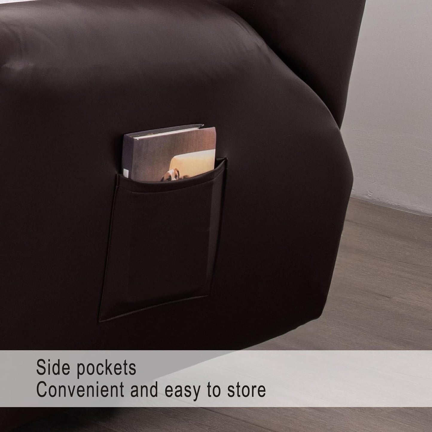 BNIB-Reclining Couch Covers Loveseat Recliner Chair Slip Covers Leather Waterproof Stretch Sofa Covers,-$20