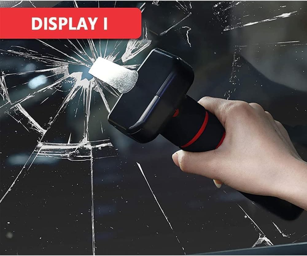 BNIB-3 in 1 Vehicle Support Handles,Automotive Door Assist Handle, with Seatbelt Cutter and Window Breaker,-$10