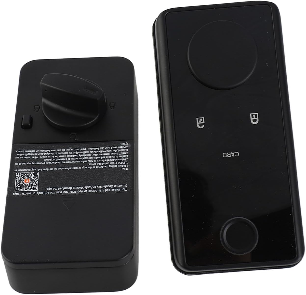 BNIB-Tuya Smart Key Fingerprint Lock, Keyless Entry, Aluminium Alloy Password Card,-$70