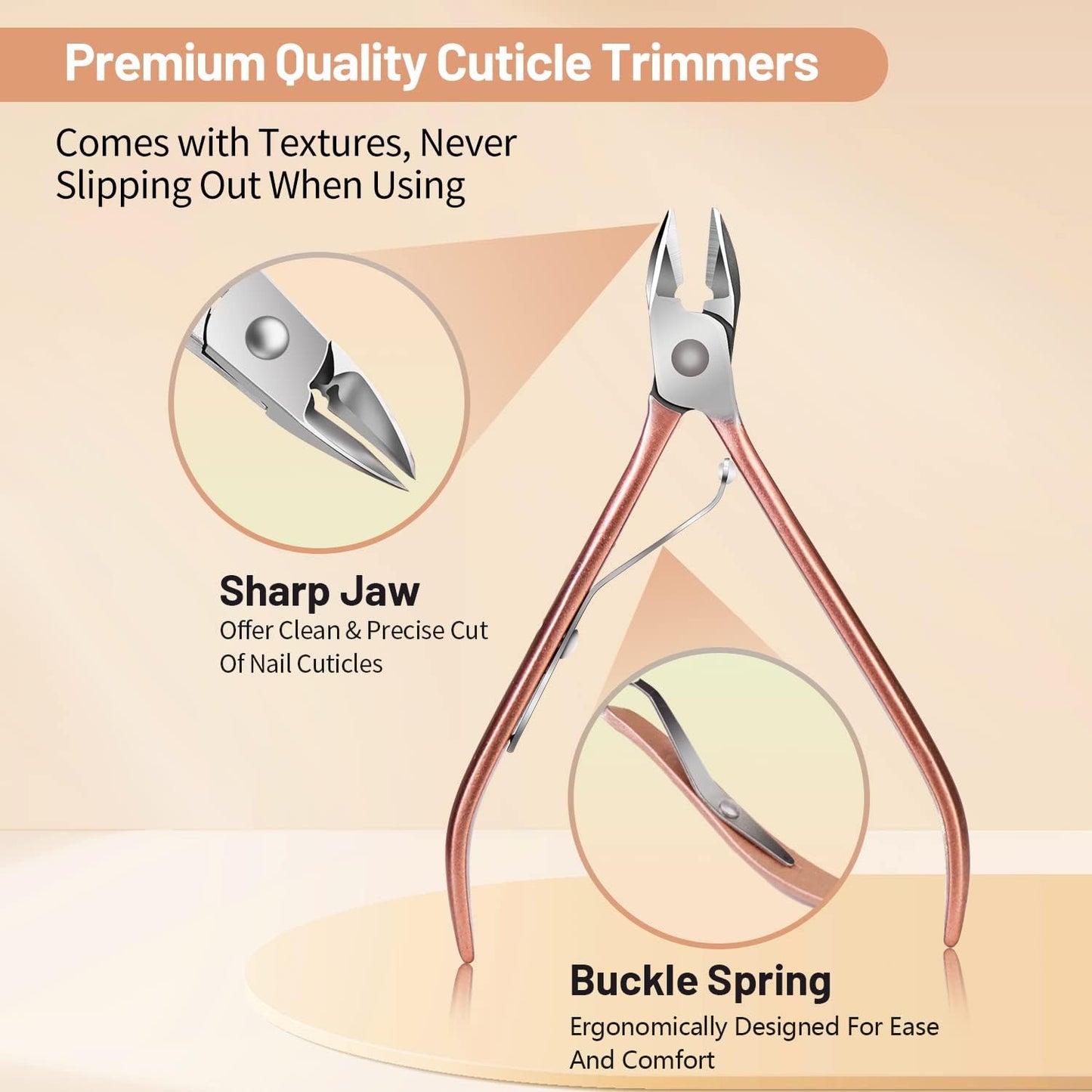 [BNIB] SUBESING 18-Piece Professional Manicure Set – Your All-in-One Grooming Solution!(Pink)-$15
