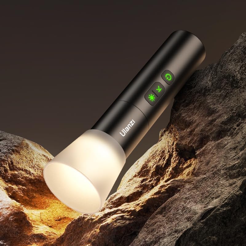 BNIB-ULANZI LM07 LED Photography Flashlight w 1/4" Thread, Handheld Videography Light Spotlight
