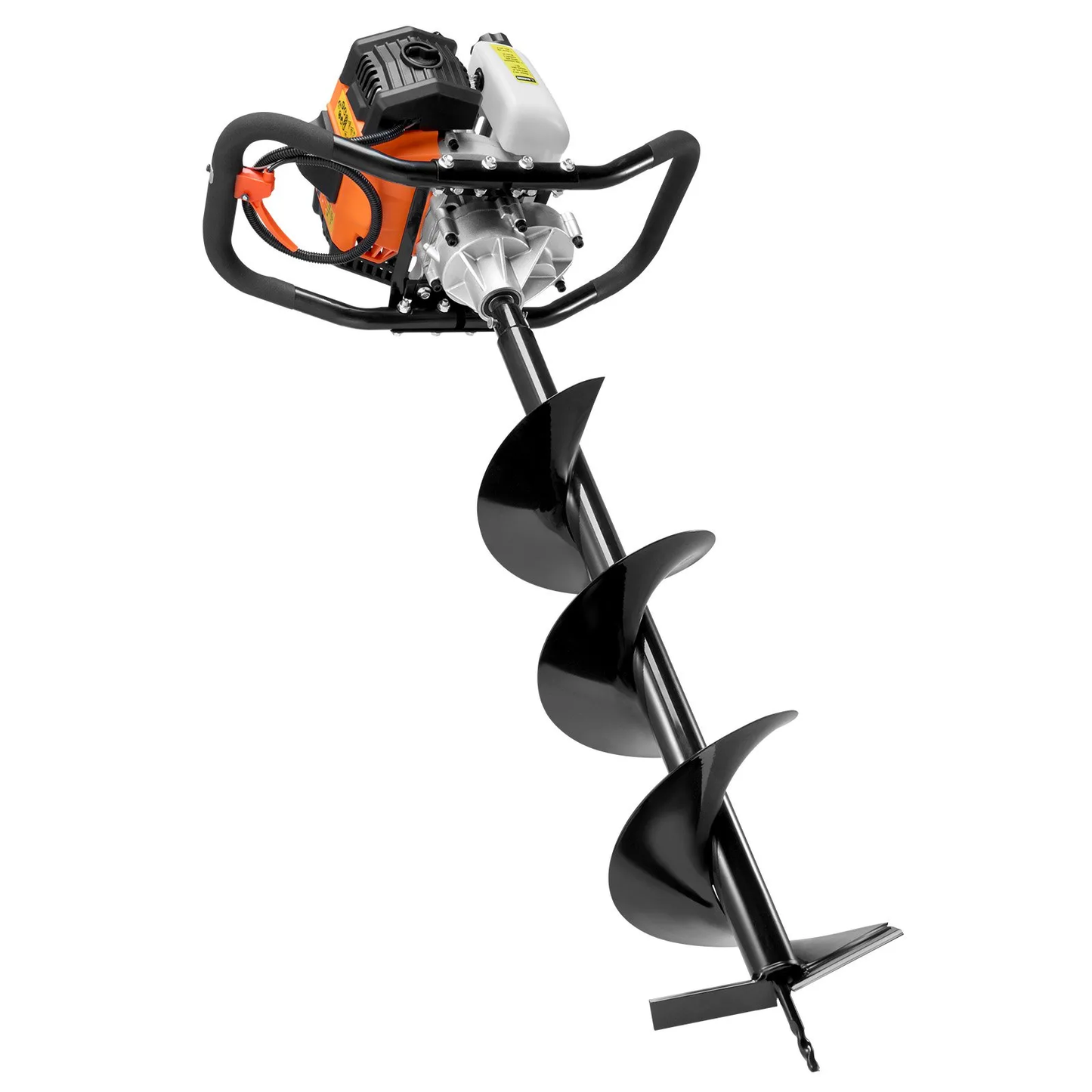 VEVOR Post Hole Digger Gas Powered, 52CC 1450W Earth Auger, Gas Auger with 8” Auger Drill,-$120