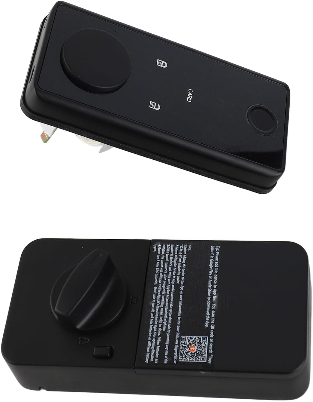 BNIB-Tuya Smart Key Fingerprint Lock, Keyless Entry, Aluminium Alloy Password Card,-$70