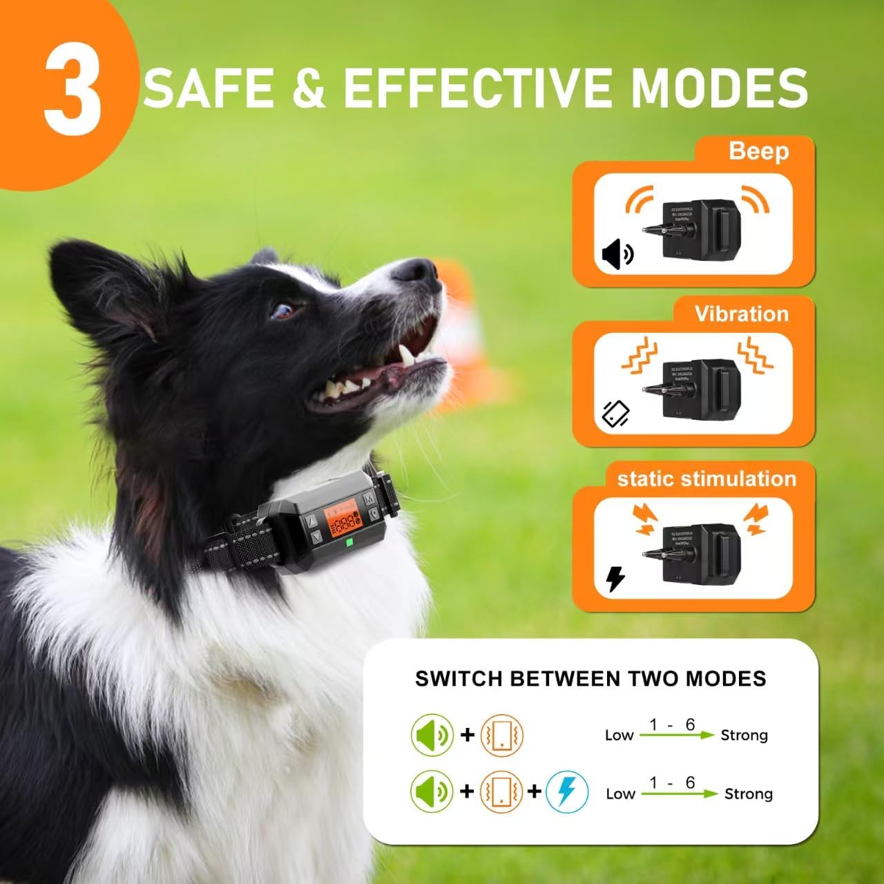 BNIB-GPS Wireless Dog Fence System,33-999 Yards Electric Fence Boundary Collar