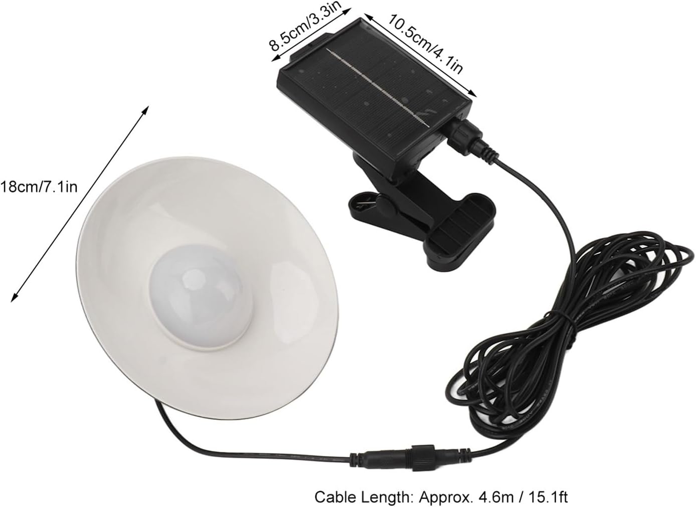 BNIB-Waterproof Solar LED Parasol Light with Remote Control for Patio Umbrella - High Speed Charging Solar Panel