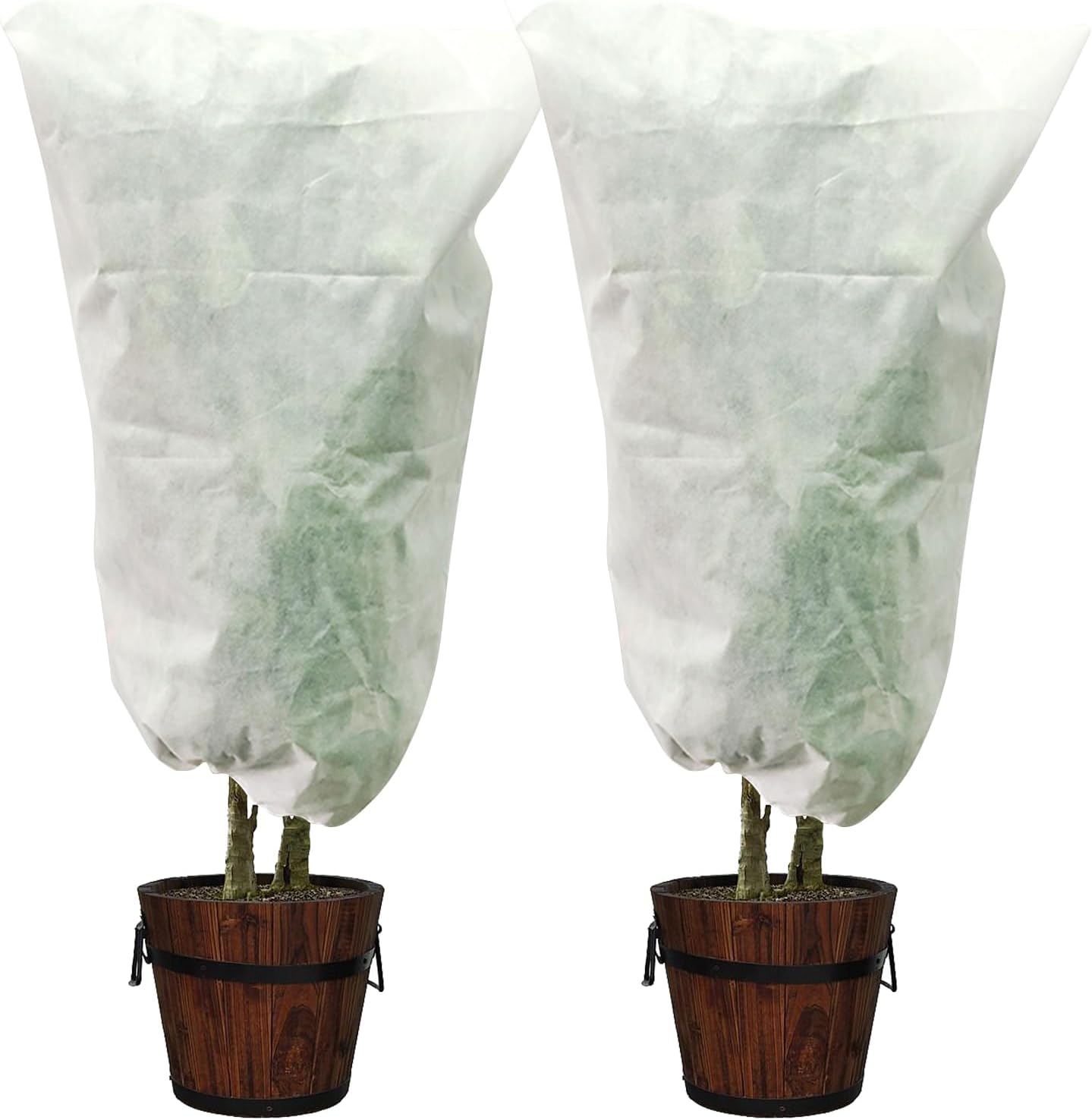 BNIB-2 Pack Plant Covers Freeze Protection, Winter Warm Plant Cover Tree Frost Cloth Warm Blankets-$10