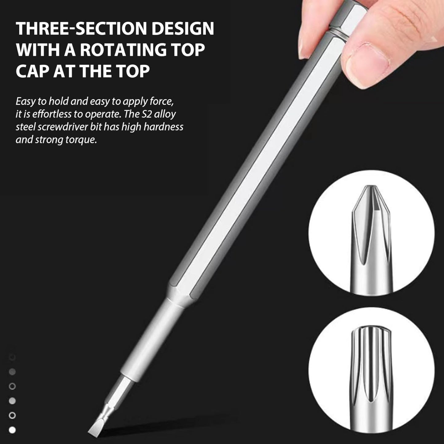BNIB-Small Screwdriver Set 24 in 1 Magnetic Precision Screwdriver Set with Torx Flat Head Hex etc