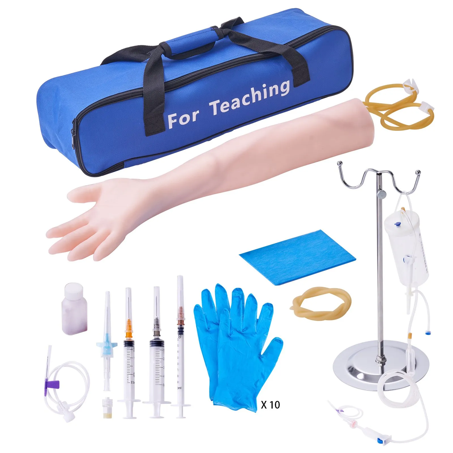 VEVOR Phlebotomy Practice Kit, IV Venipuncture Intravenous Training Kit, High Simulation IV Practice Arm Kit,-$50