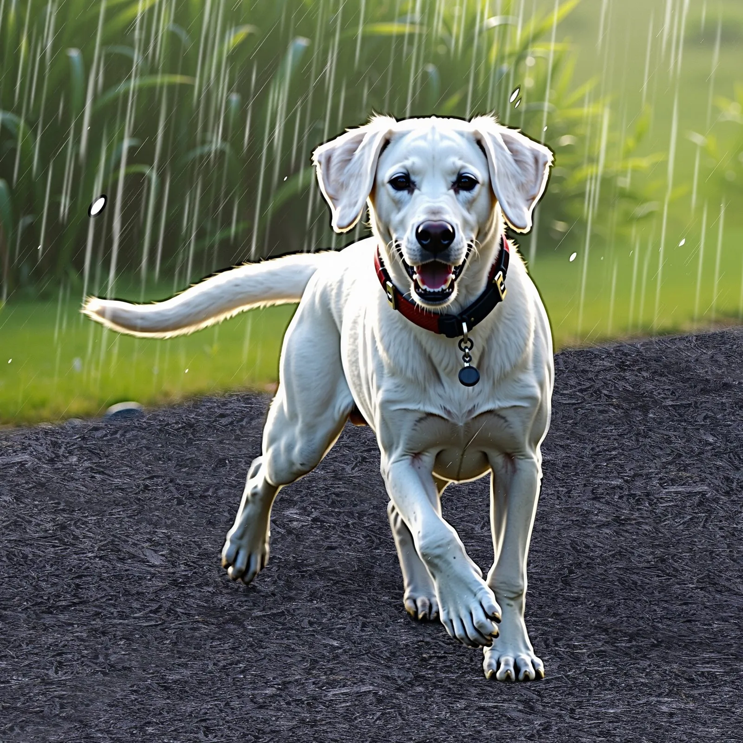 VEVOR Rubber Mulch for Landscaping, 2 Rolls Recycled Rubber Mulch Mat 120 x 4.5 in, -$25