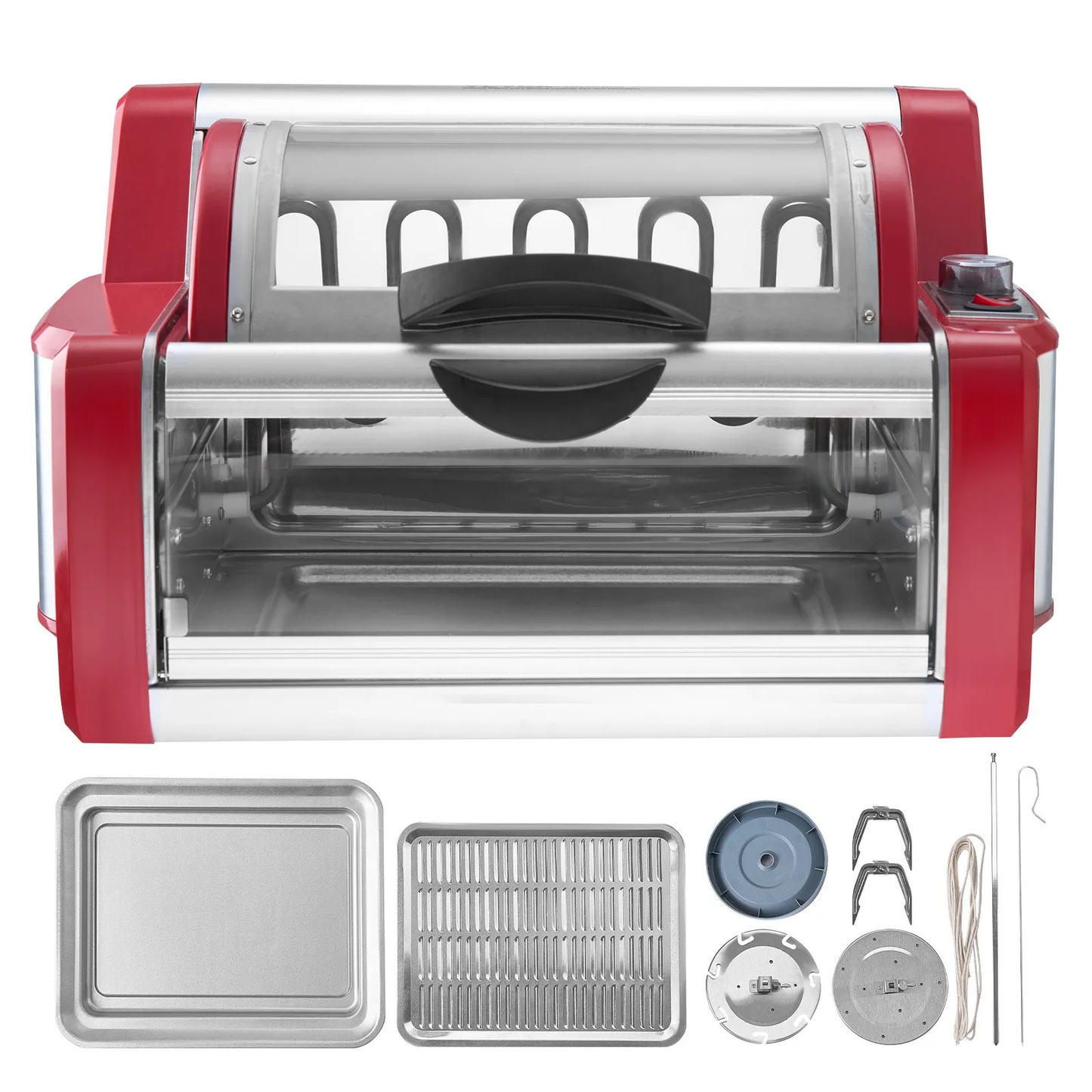 VEVOR Shawarma Grill Machine,Electric Stainless Steel Broiler Gyro Rotisserie Oven Doner Kebab Machine,