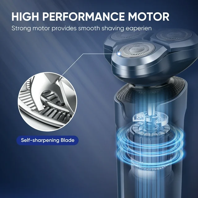 BNIB-Sejoy Men's Electric Shaver Razor, 5 in 1 Grooming Kit,Cordless Rechargeable Waterproof ,-$25