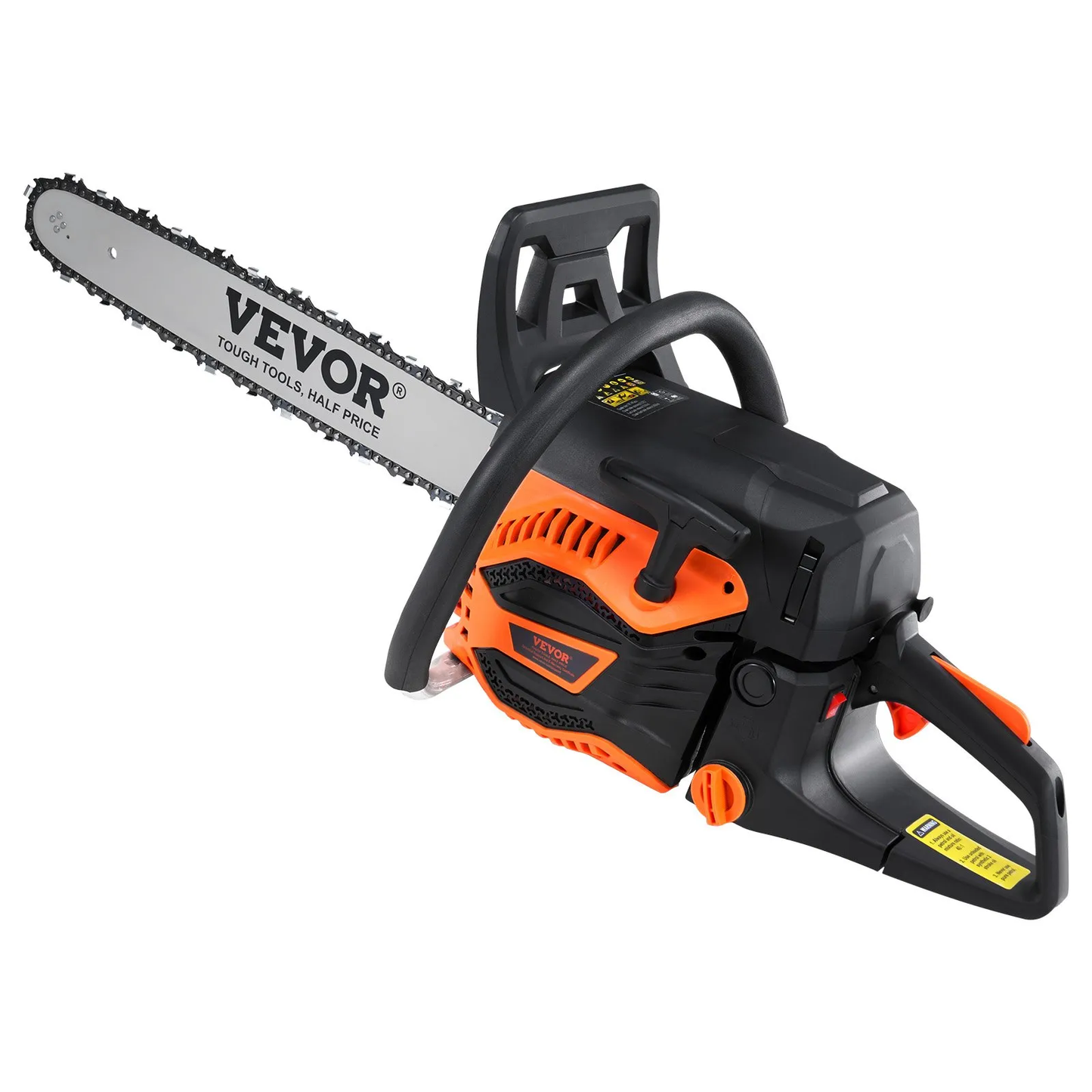 VEVOR Gas Chainsaw, 52CC 18" 2.55HP, Gasoline Powered Chain Saw, Handheld Cordless Petrol Chainsaws,-$100