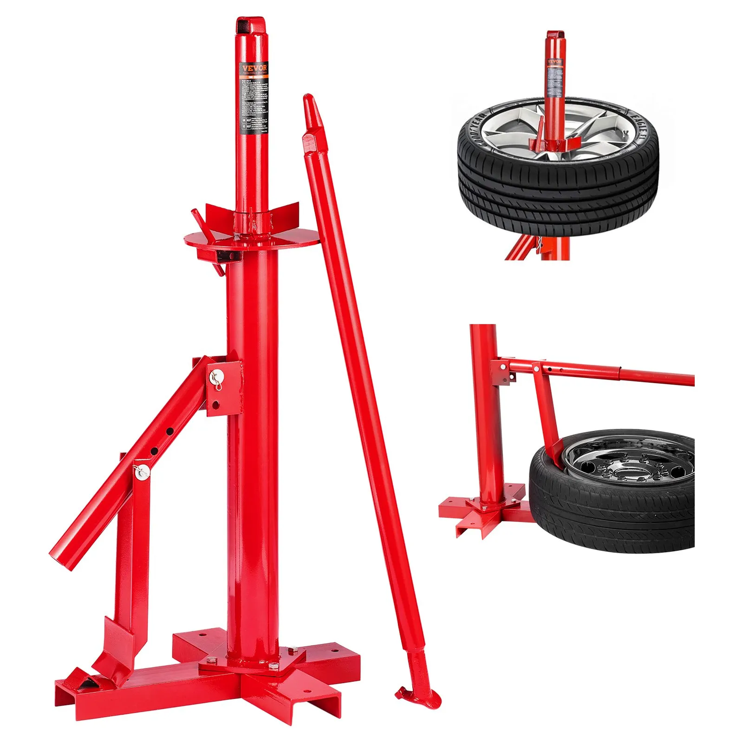 VEVOR Manual Tire Changer, Portable Hand Bead Breaker Mounting Tool for 8" - 16" Tires,-$60
